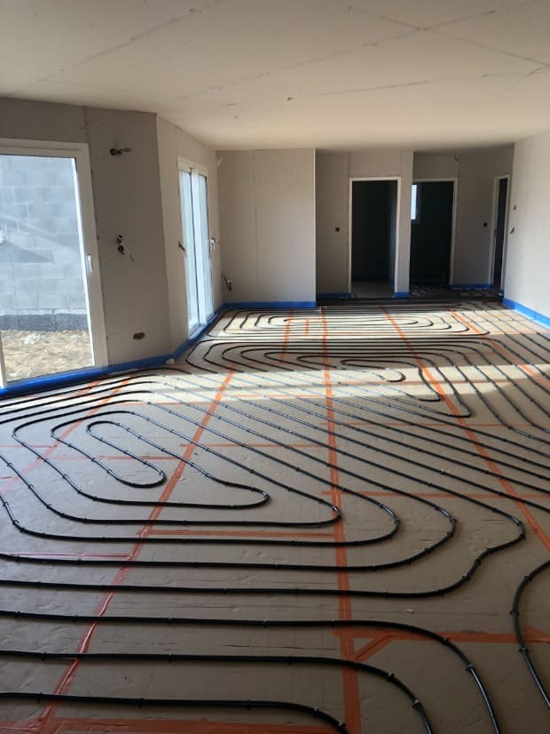plancher chauffant installation