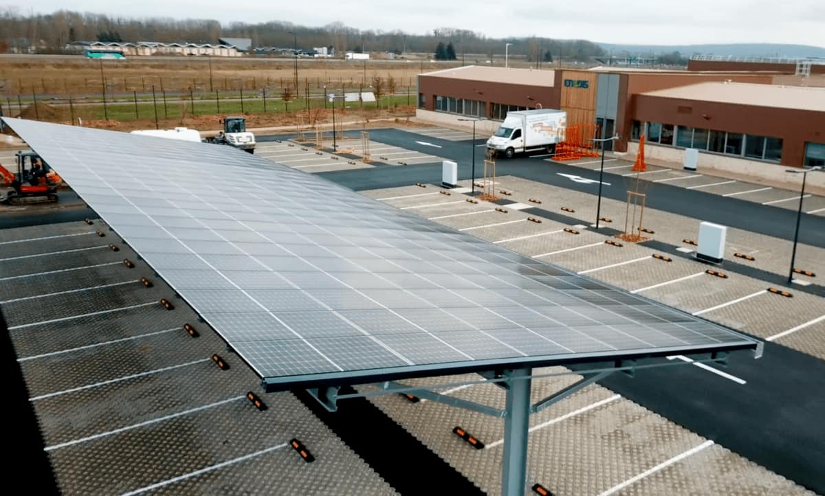 Clef Énergies carport solaire