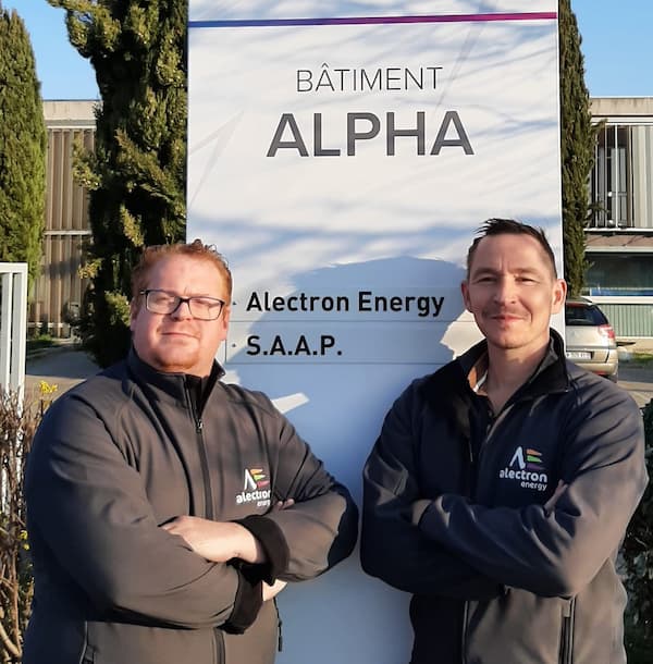 Les cofondateurs d'Alectron Energy