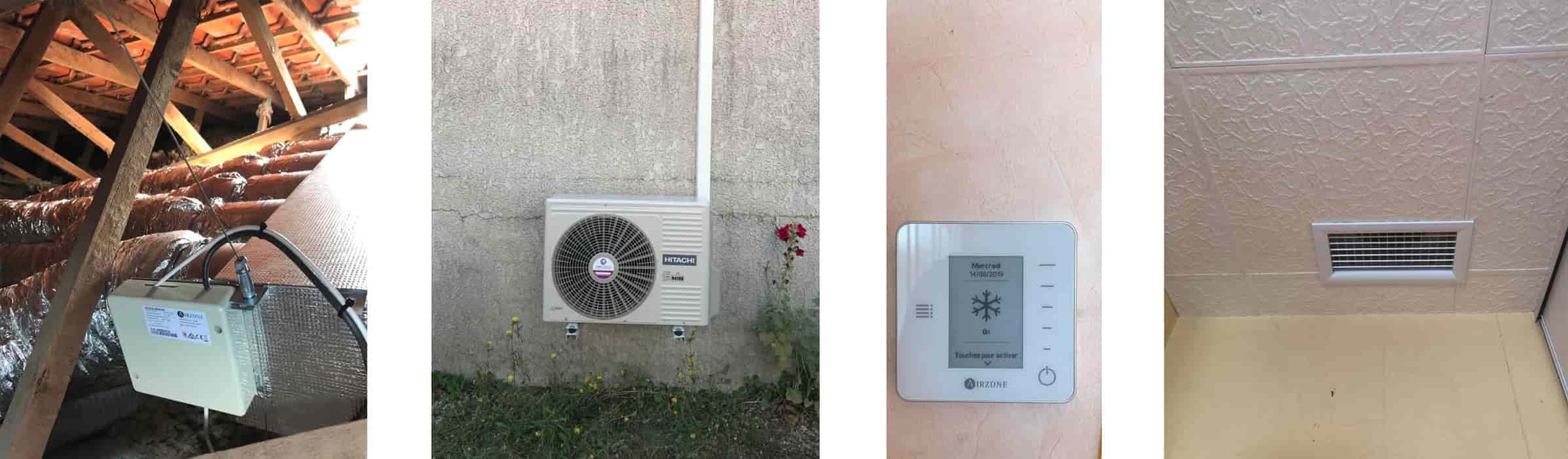 Pose d’une PAC air-air gainable avec Deal Eco
