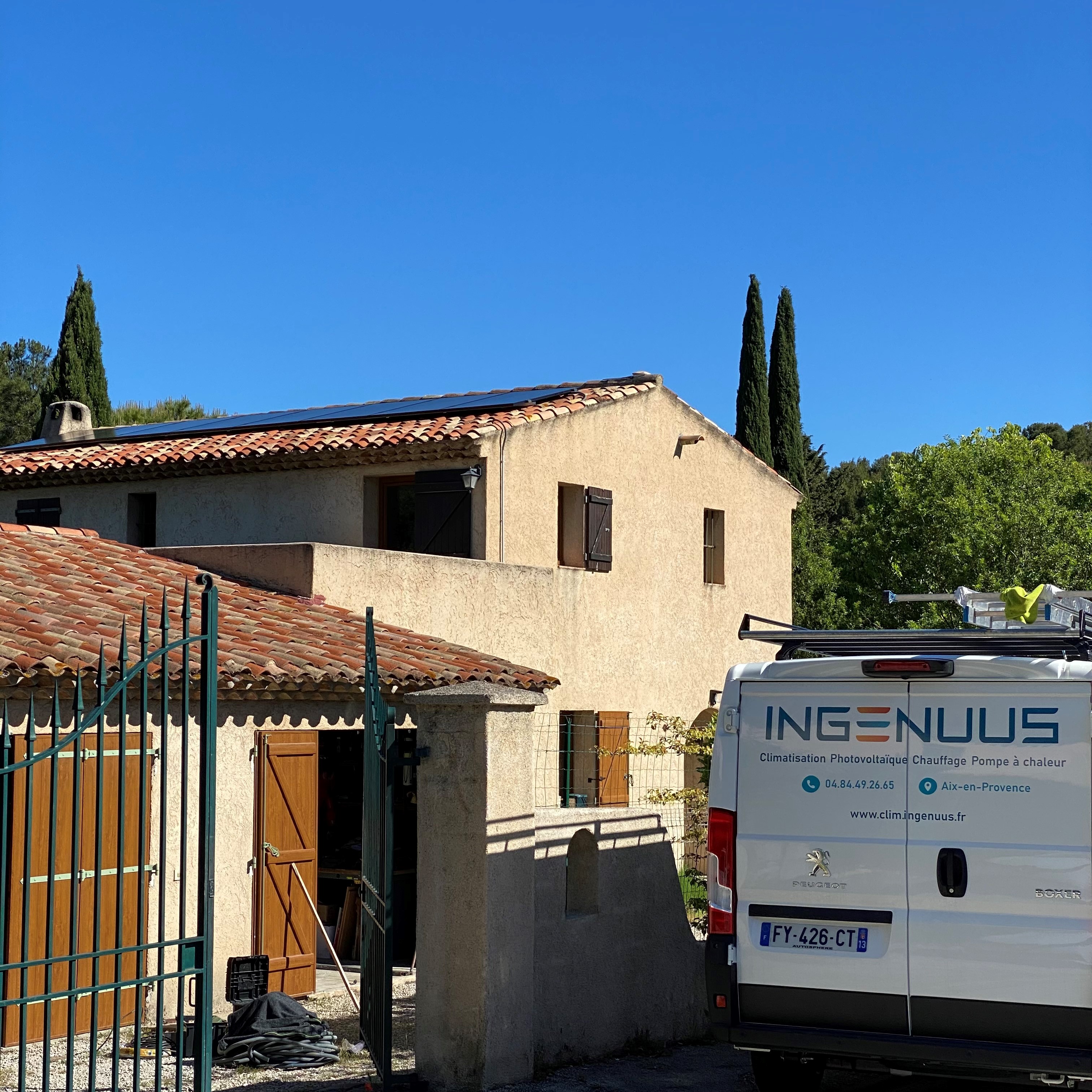 Installation panneau solaire INGENUUS
