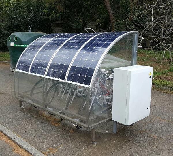 panneau solaire vélo Alectron