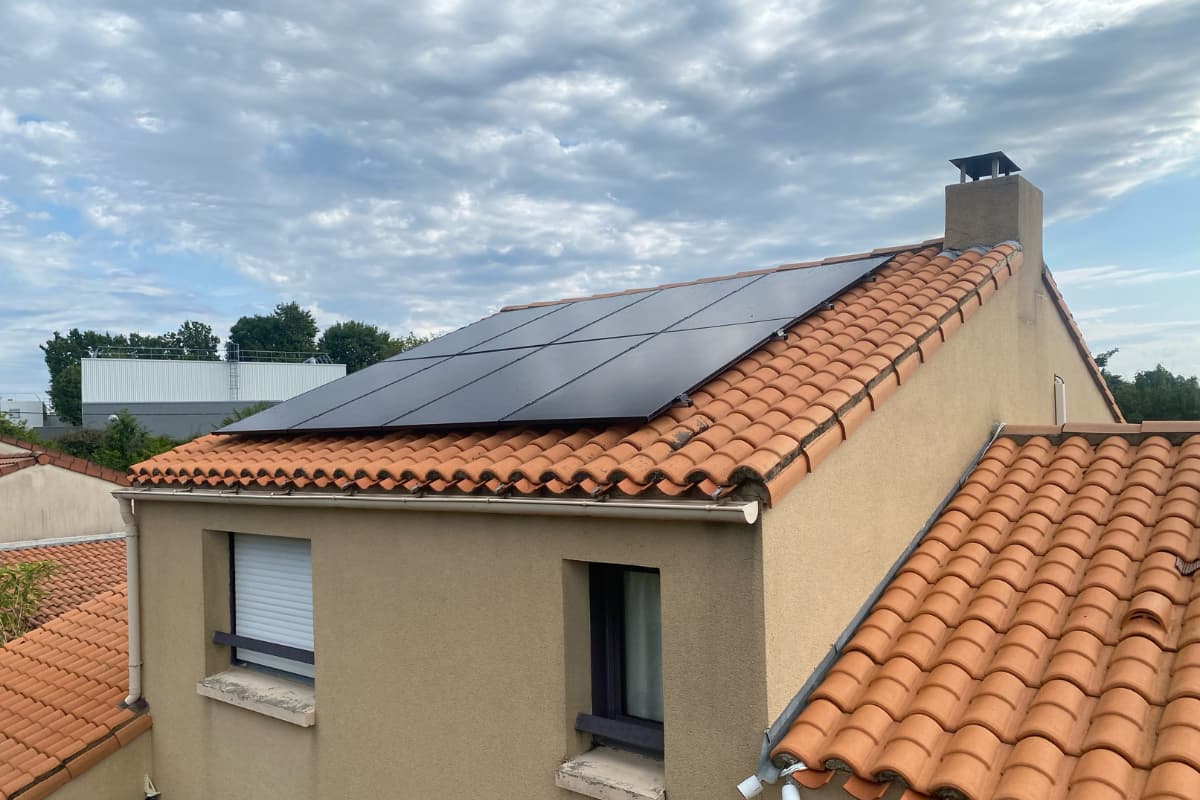 Pose de panneaux (3,75 kWc) en Loire-Atlantique