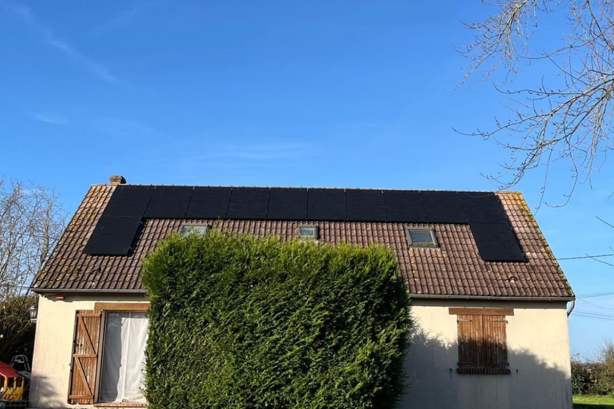 Pose de panneaux (5 kWc) en Eure-et-Loir