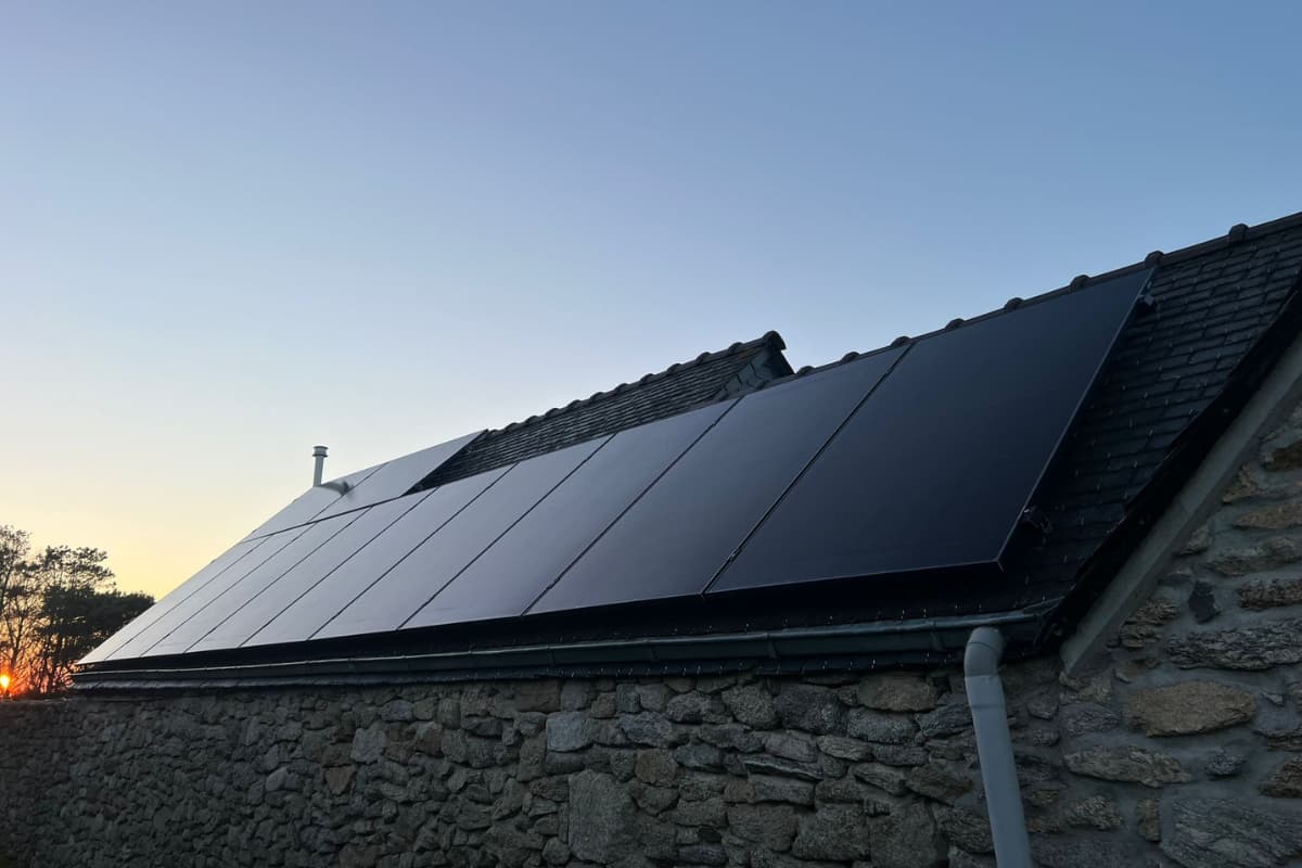 Pose de panneaux (5 kWc) dans le Finistère