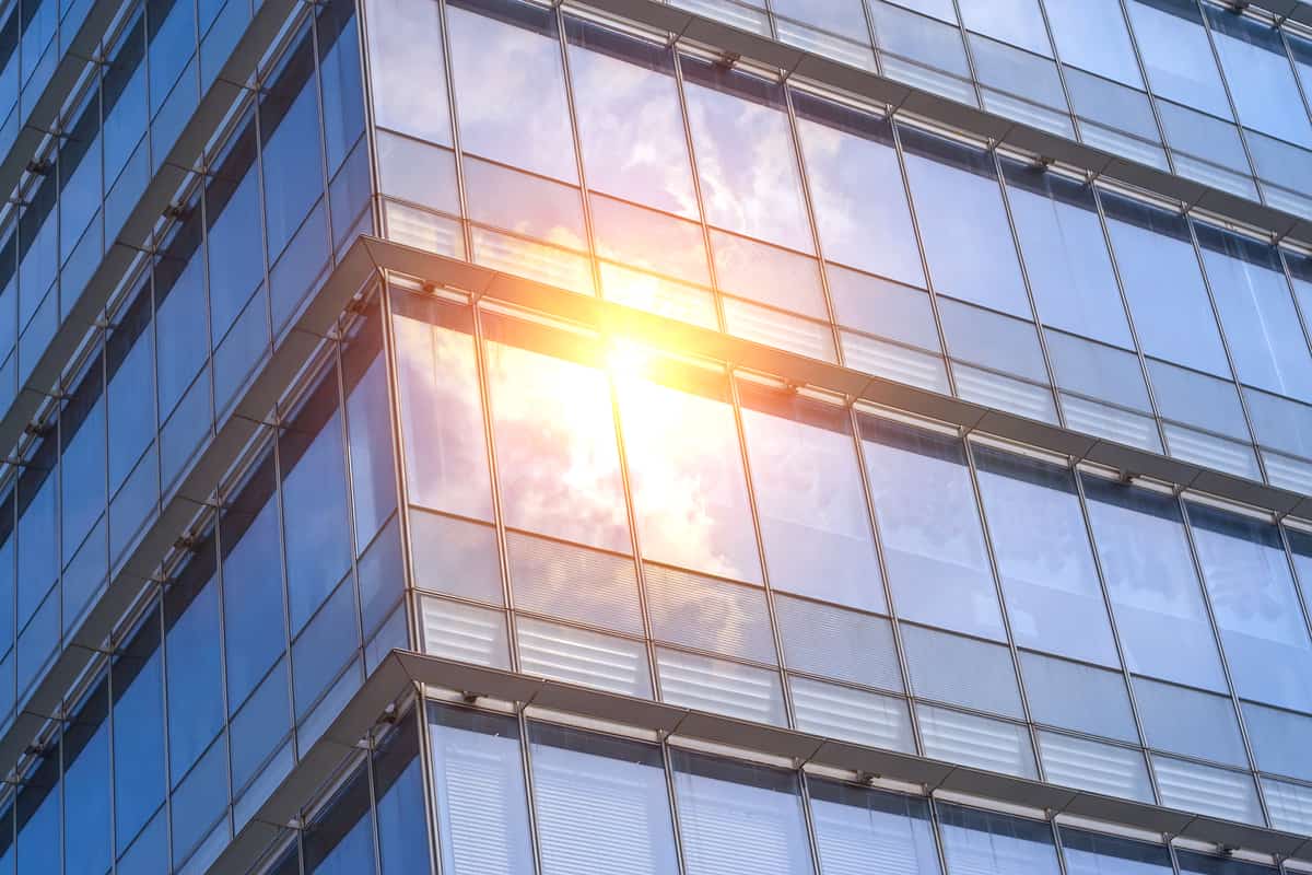 panneau solaire transparent immeuble